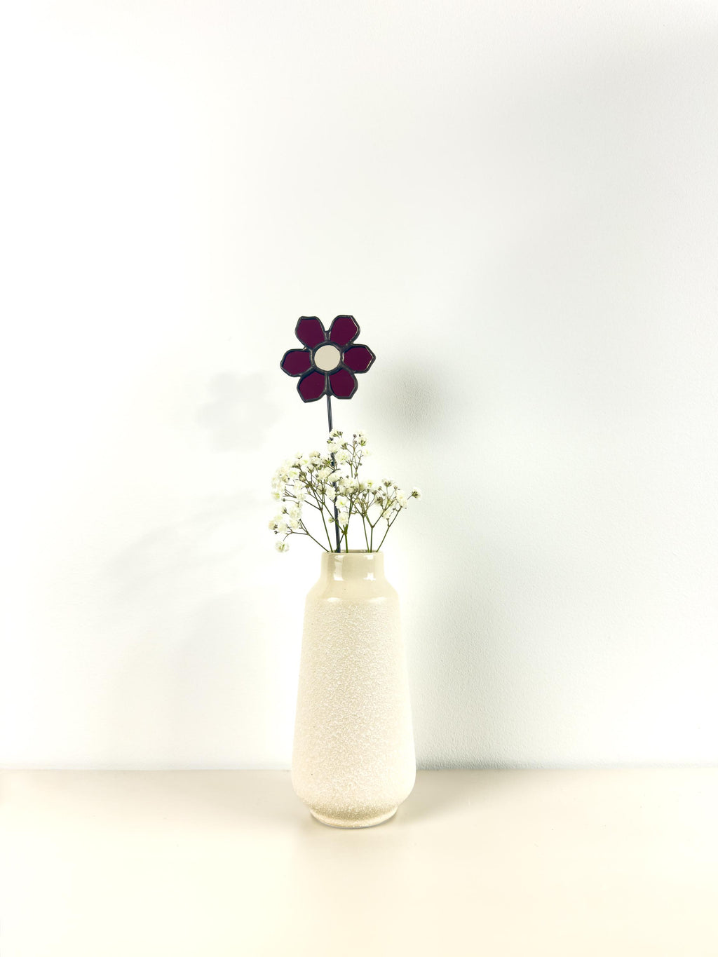 Tiffany Stained Glass Cosmos Flower – Handmade Art Flower