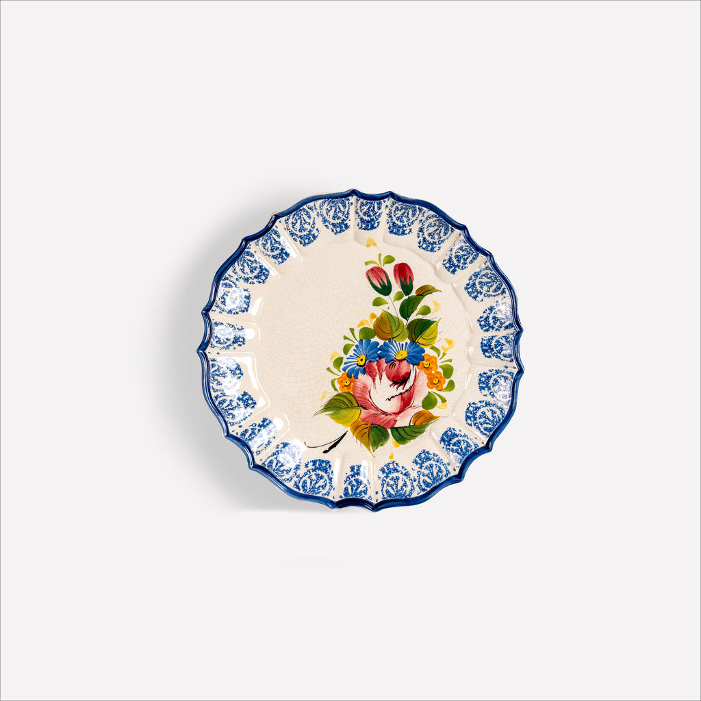 Vintage Bassano Italy Wall Plate – Hand-Painted Ceramic