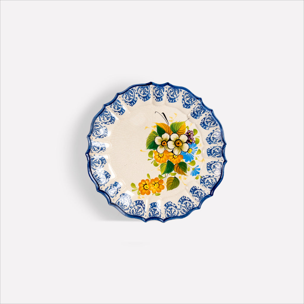 Vintage Bassano Italy Wall Plate – Hand-Painted Ceramic