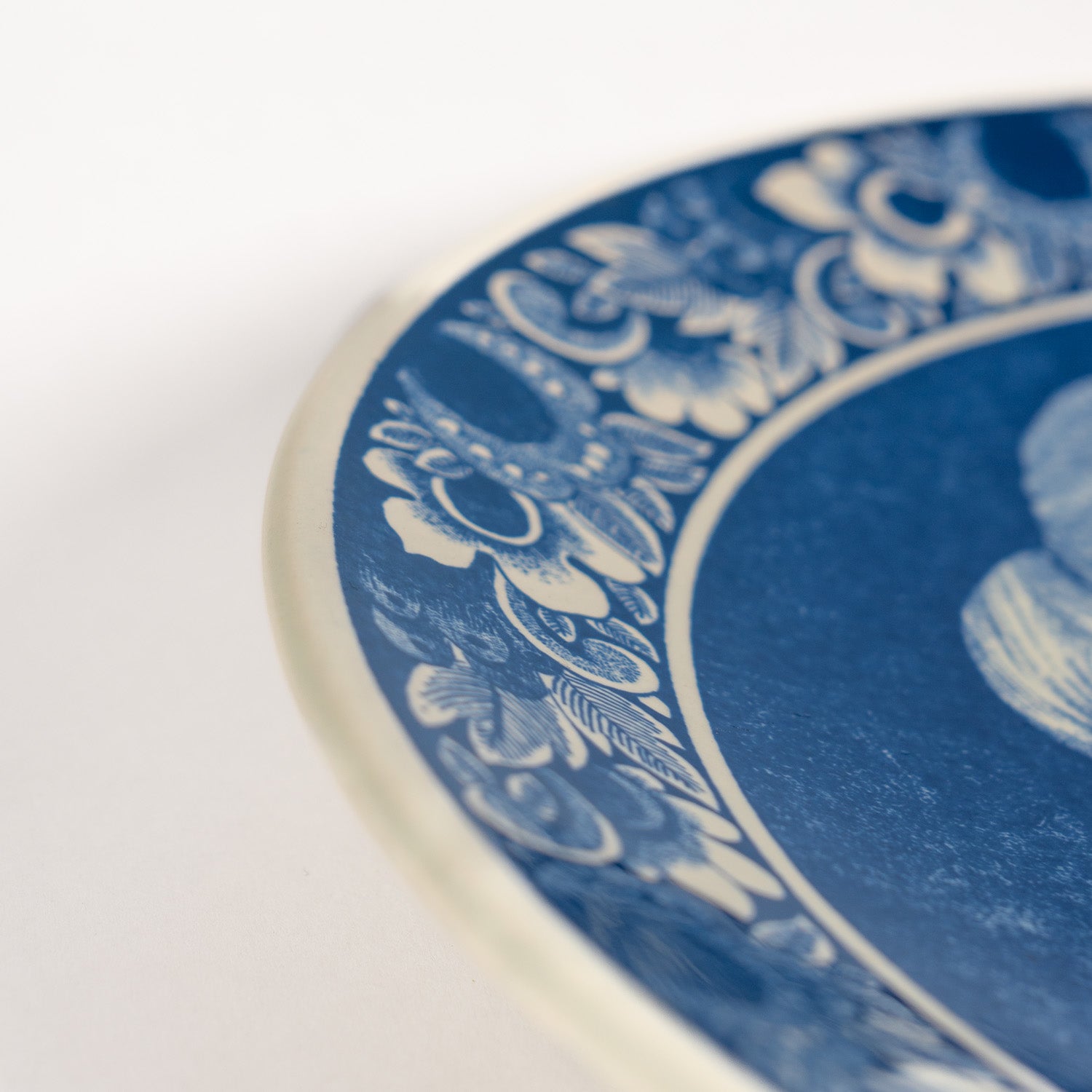 Royal Chemkefa Delft Blue Wall Plate – “Man with a Turban” after Rembrandt