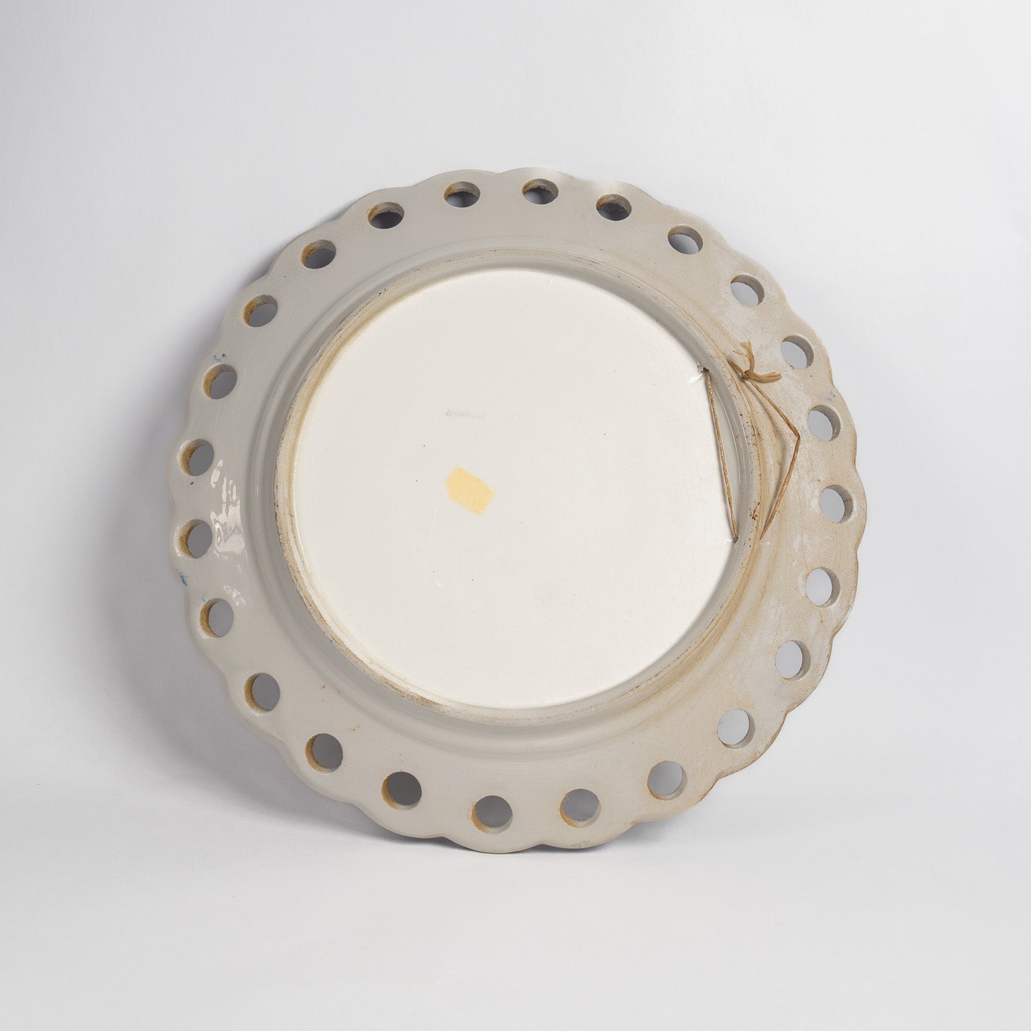 Vintage Bassano Pierced Wall Plate – Italian Majolica Art