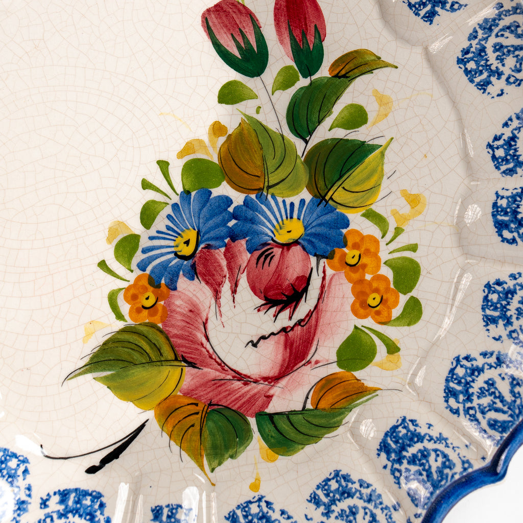 Vintage Bassano Italy Wall Plate – Hand-Painted Ceramic