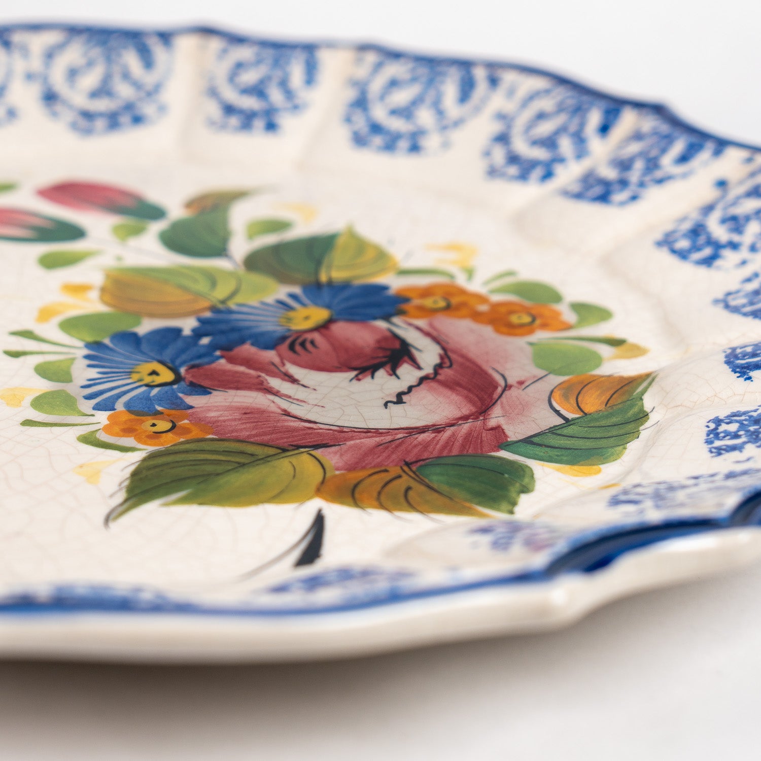 Vintage Bassano Italy Wall Plate – Hand-Painted Ceramic