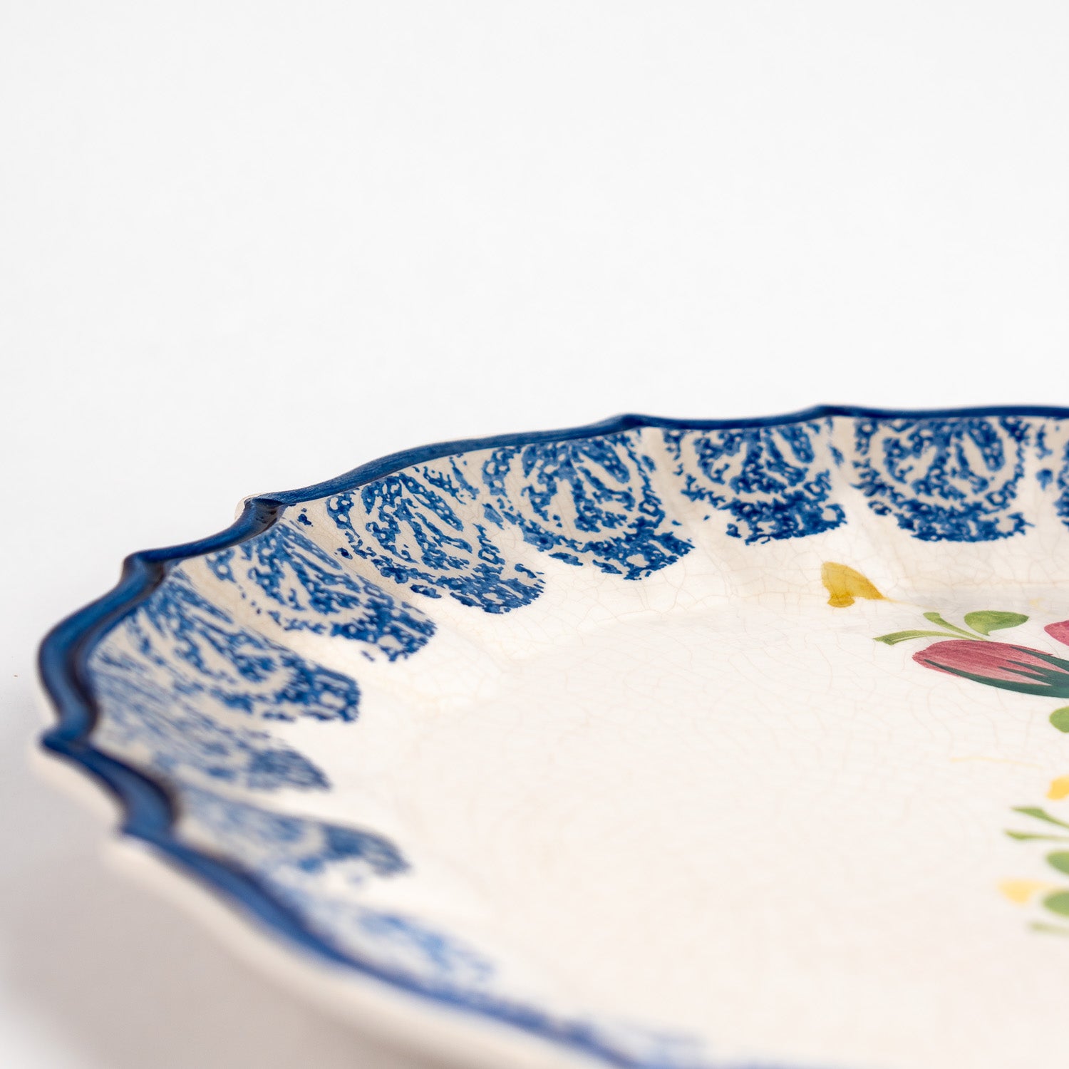 Vintage Bassano Italy Wall Plate – Hand-Painted Ceramic