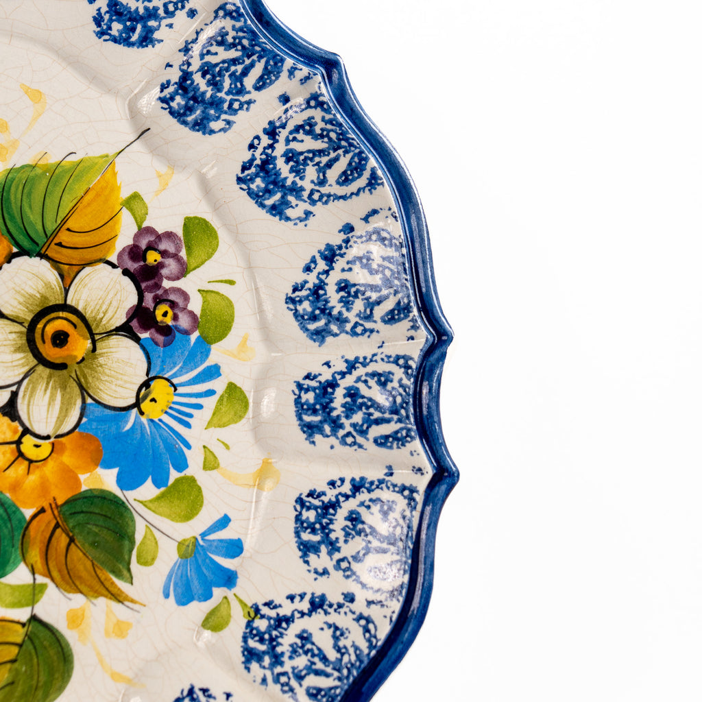 Vintage Bassano Italy Wall Plate – Hand-Painted Ceramic