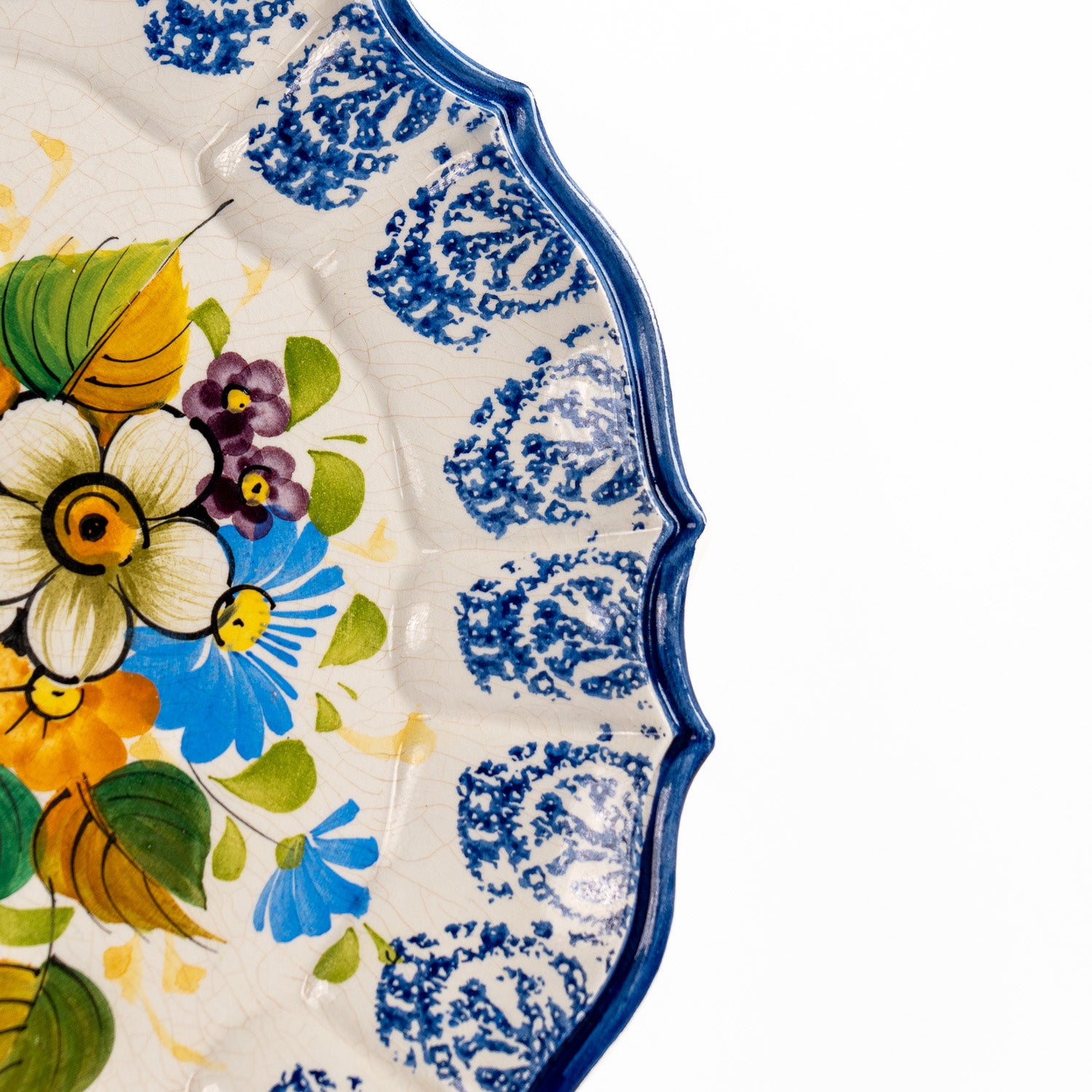 Vintage Bassano Italy Wall Plate – Hand-Painted Ceramic