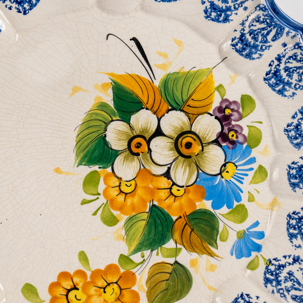 Vintage Bassano Italy Wall Plate – Hand-Painted Ceramic