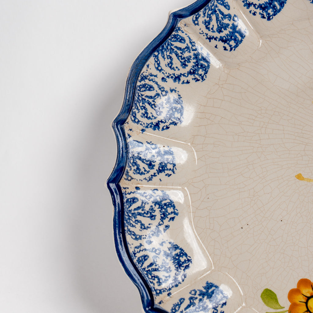 Vintage Bassano Italy Wall Plate – Hand-Painted Ceramic