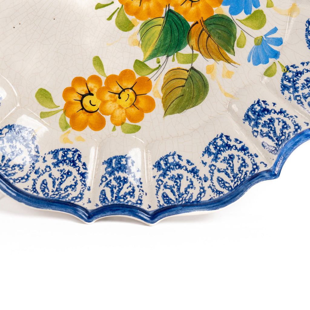 Vintage Bassano Italy Wall Plate – Hand-Painted Ceramic