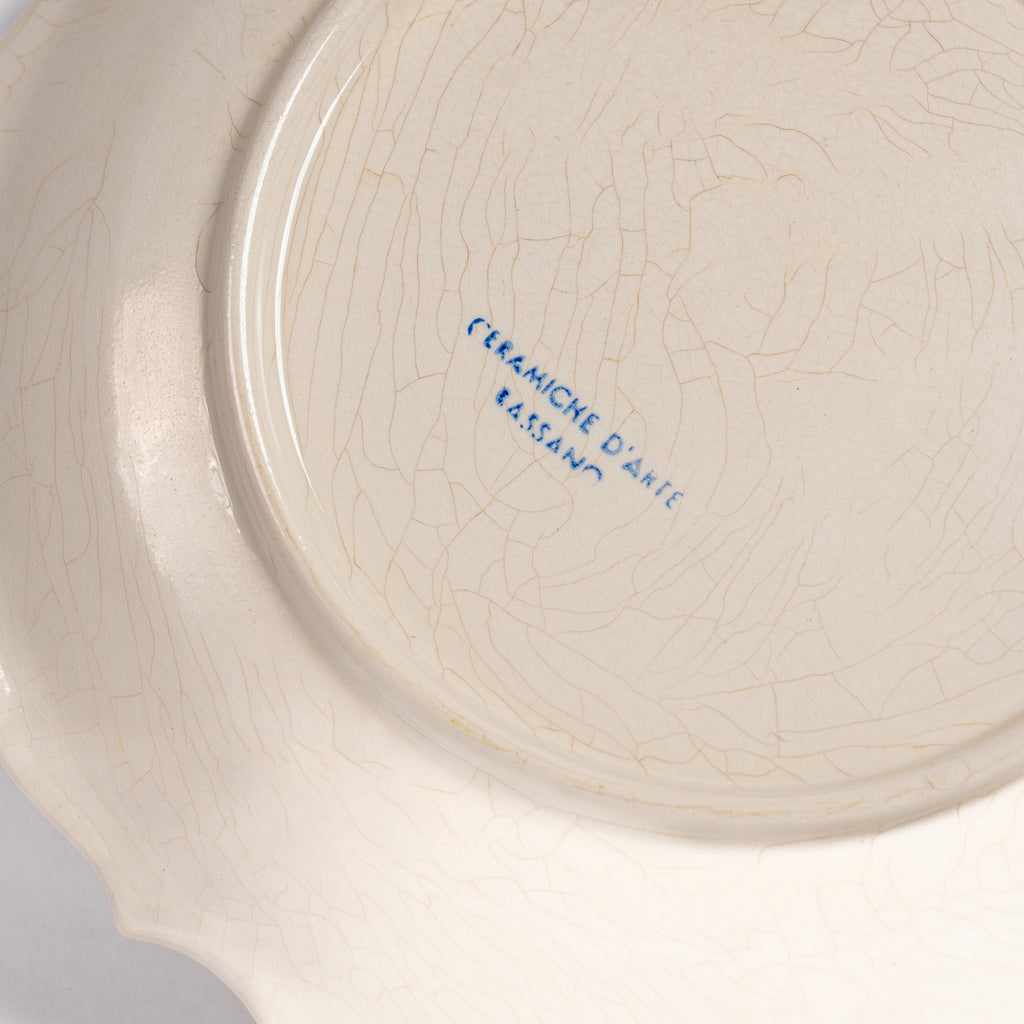 Vintage Bassano Italy Wall Plate – Hand-Painted Ceramic