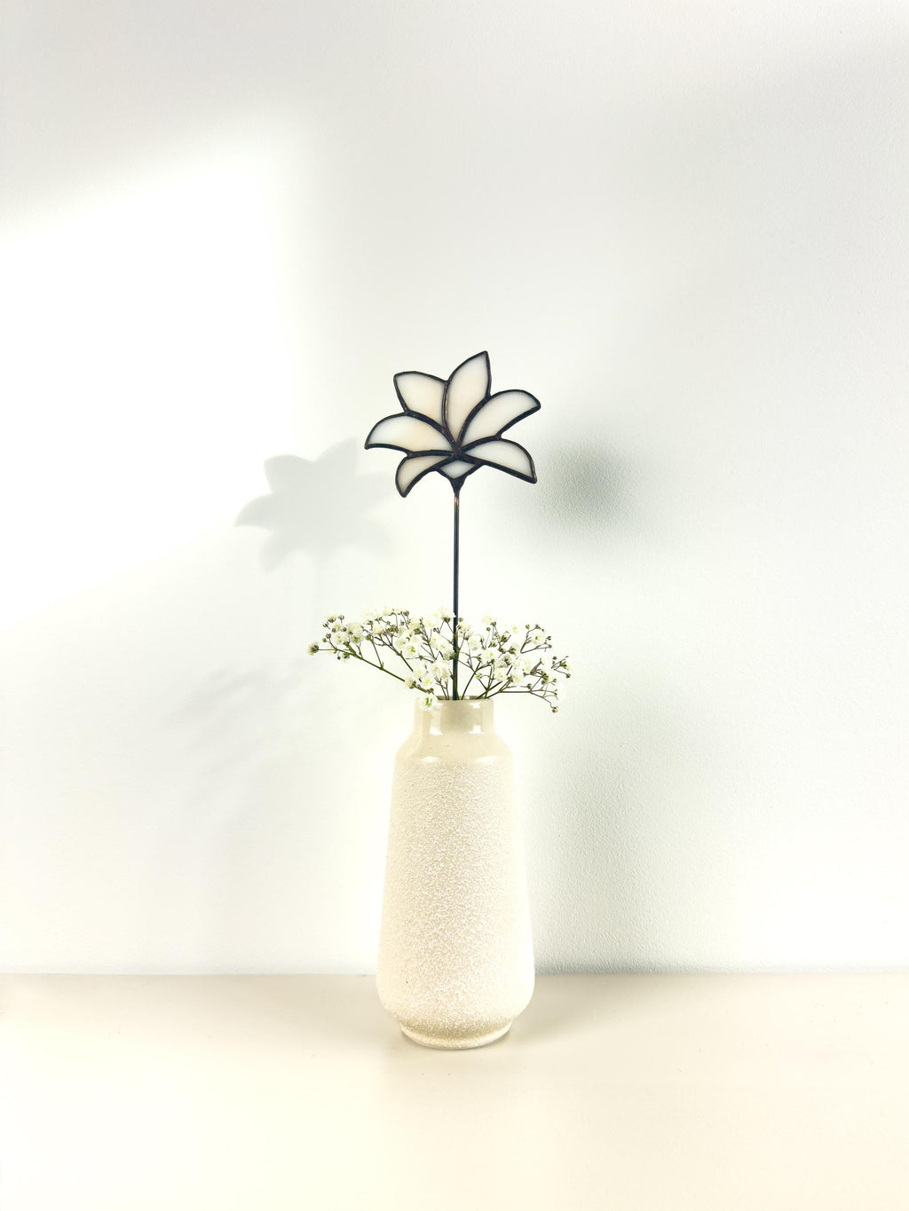 Tiffany Stained Glass Lily – Handmade Art Flower