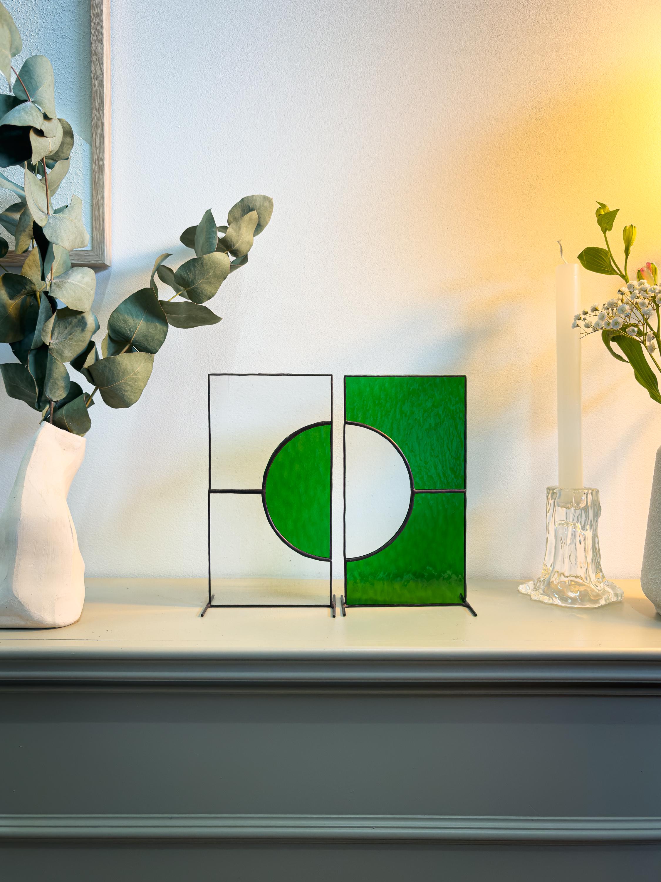 Dual Harmony – Japandi Glass green