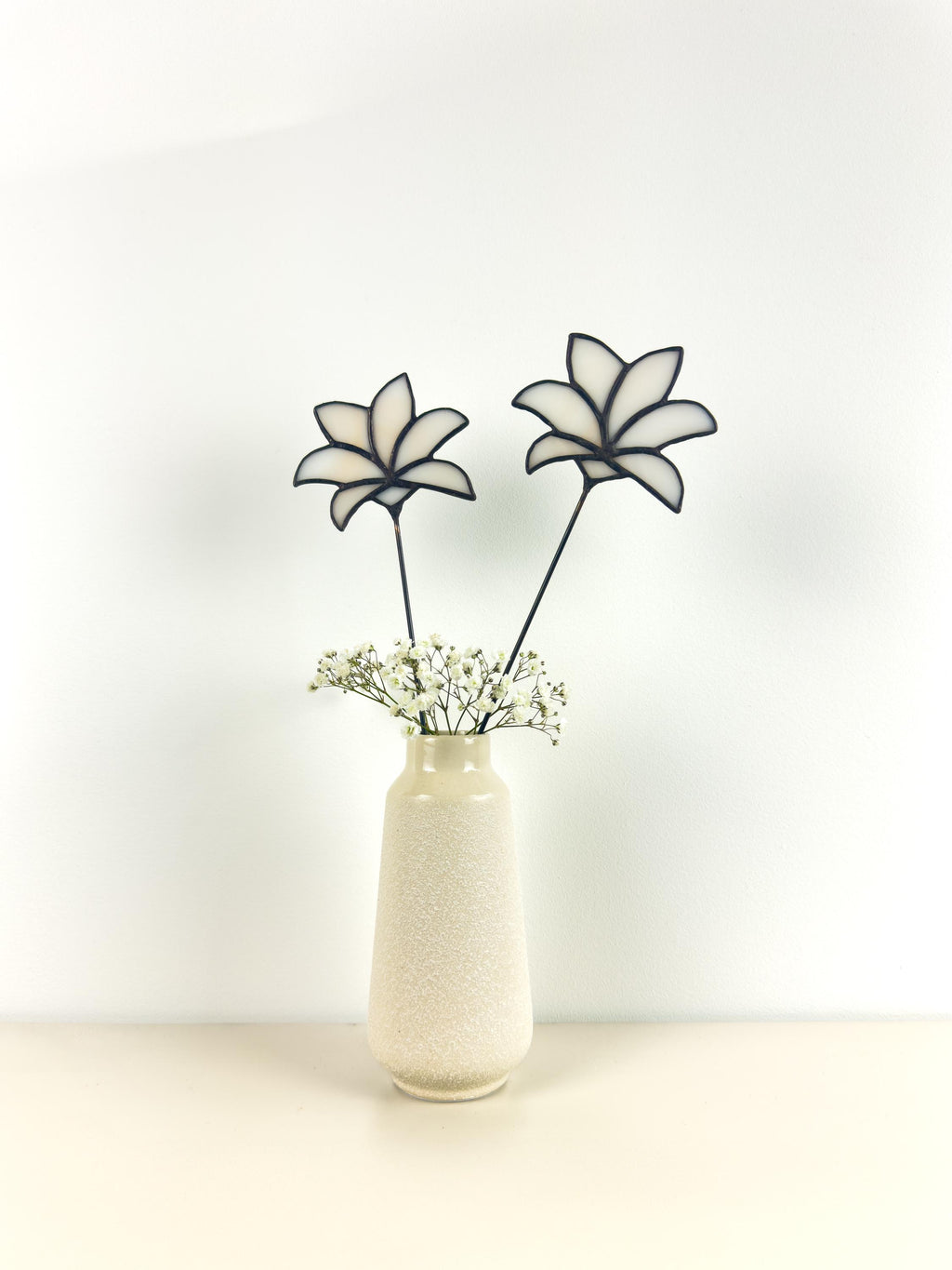 Tiffany Stained Glass Lily – Handmade Art Flower