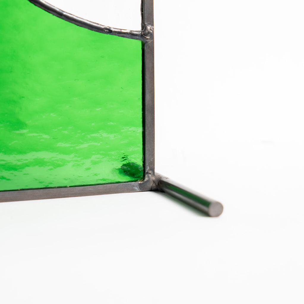 Still Light Duo Japandi Glass Object – Green & Clear