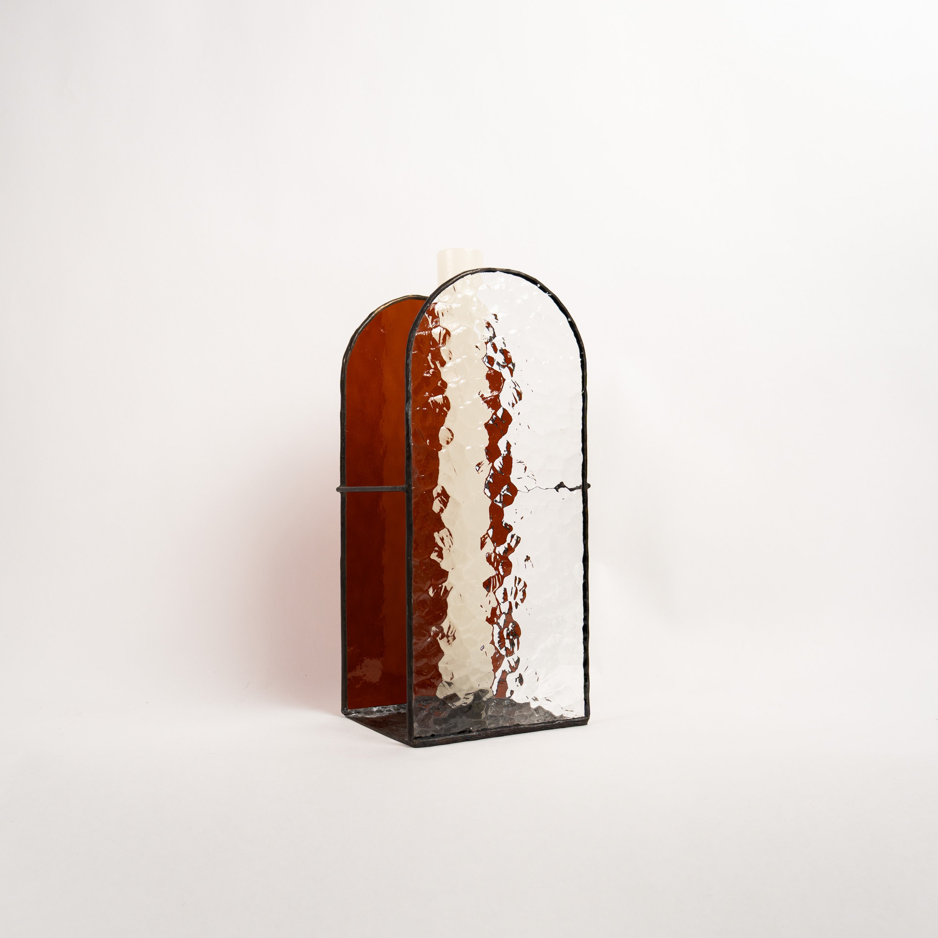 Luminous Form – Tiffany Stained Glass Candle Holder