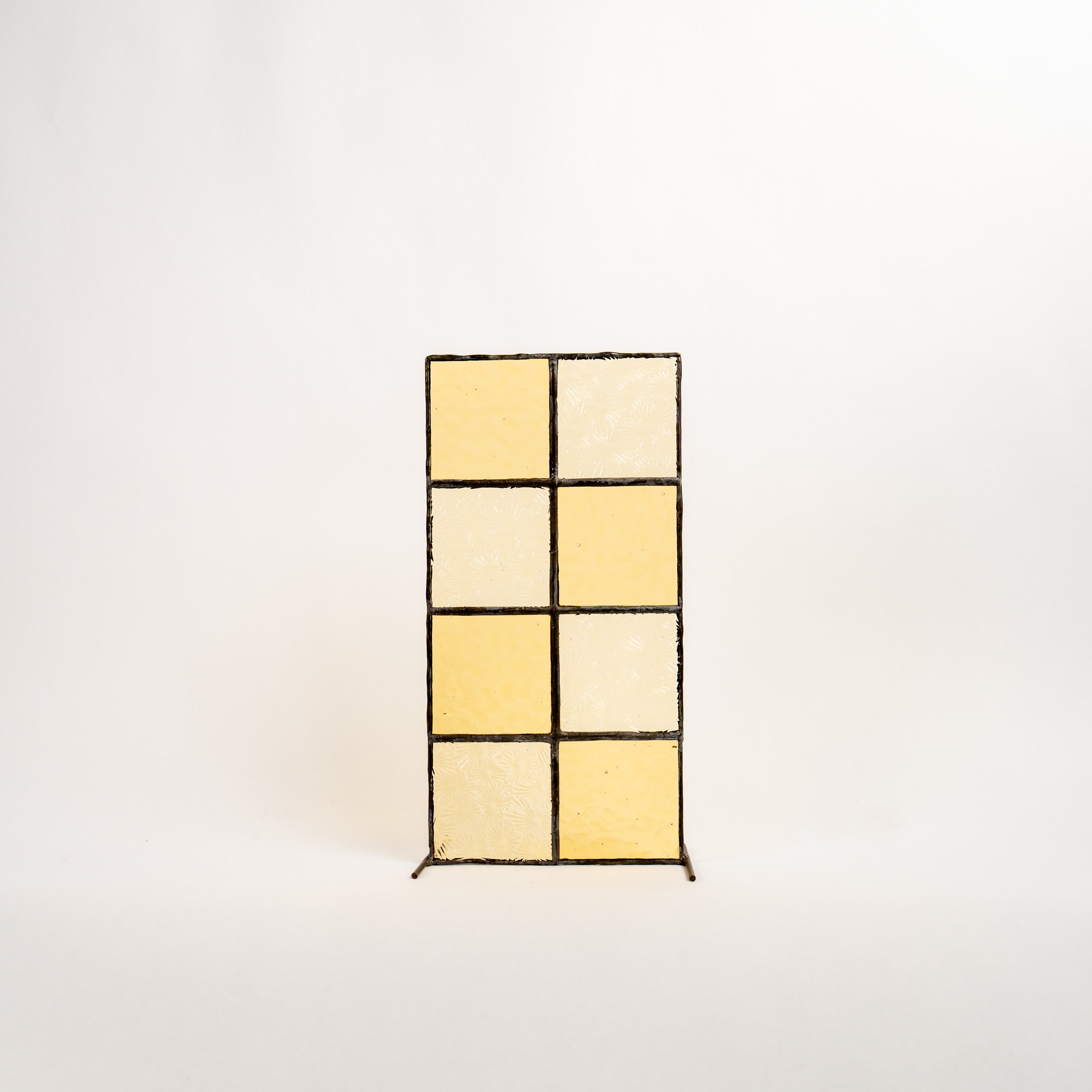 Retro Geometry – Tiffany Stained Glass Suncatcher