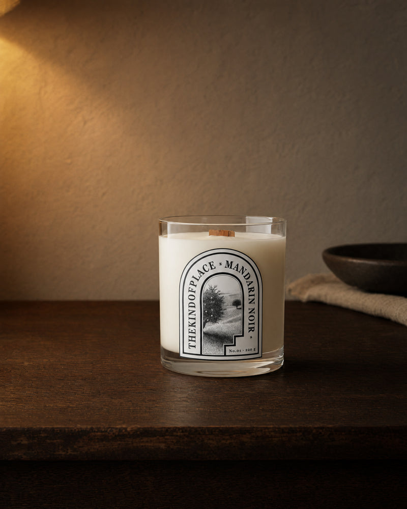 Hand-poured glass